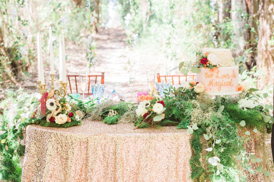 Colorful Enchanted Garden Wedding Ideas via TheELD.com