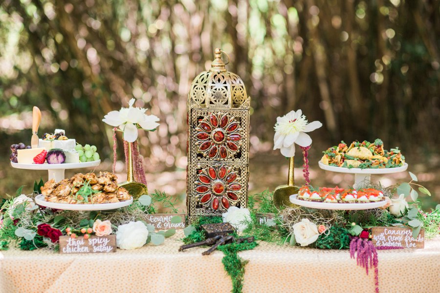 Colorful Enchanted Garden Wedding Ideas via TheELD.com