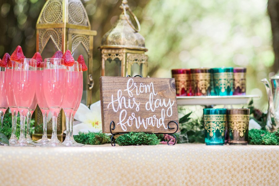 Colorful Enchanted Garden Wedding Ideas via TheELD.com