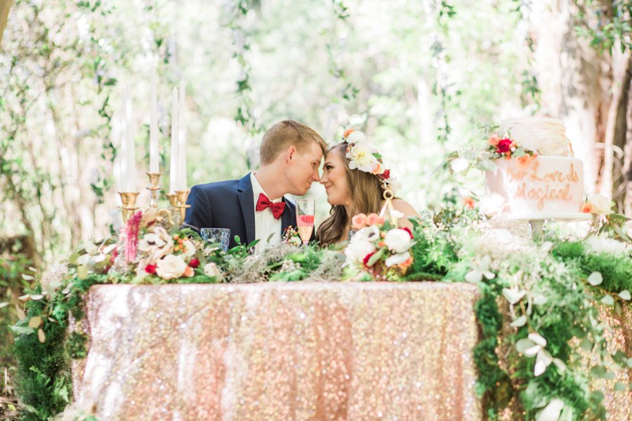 Colorful Enchanted Garden Wedding Ideas via TheELD.com