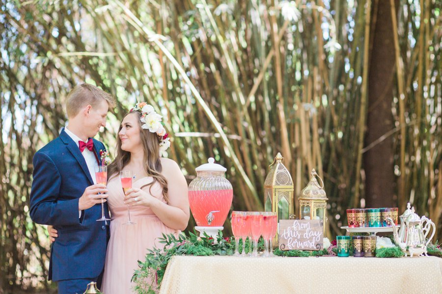 Colorful Enchanted Garden Wedding Ideas via TheELD.com