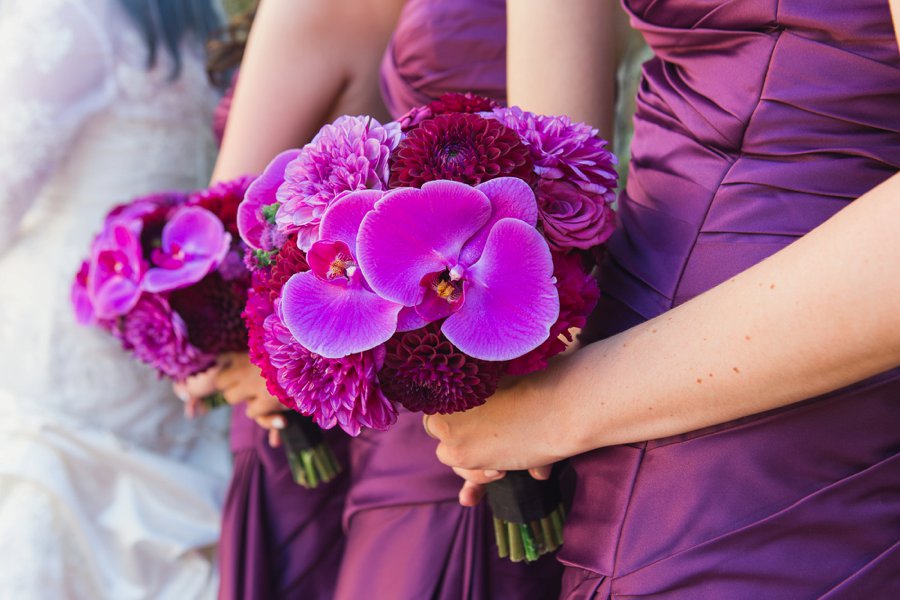 An Elegant Glam Purple California Vineyard Wedding via TheELD.com