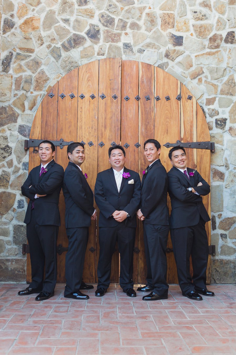 An Elegant Glam Purple California Vineyard Wedding via TheELD.com