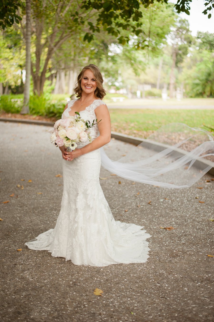 A Garden Inspired Blush Florida Wedding via TheELD.com