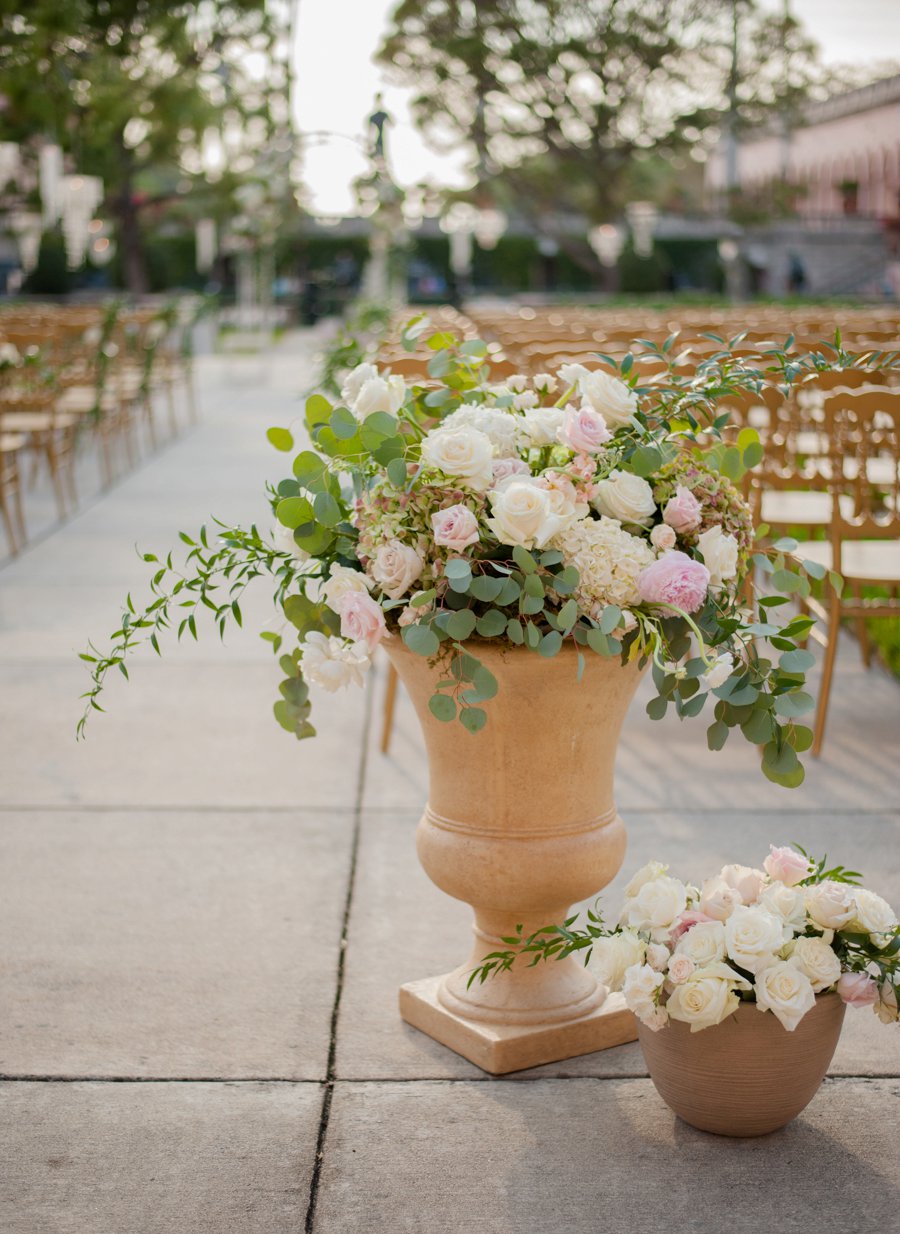 A Garden Inspired Blush Florida Wedding via TheELD.com