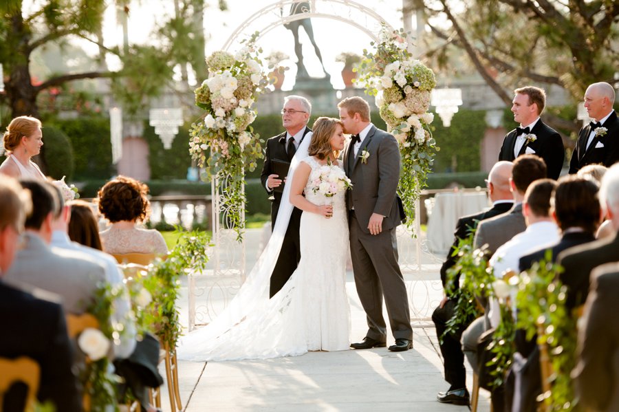 A Garden Inspired Blush Florida Wedding via TheELD.com