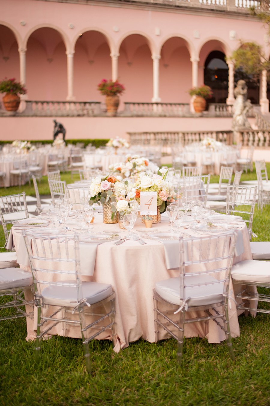 A Garden Inspired Blush Florida Wedding via TheELD.com