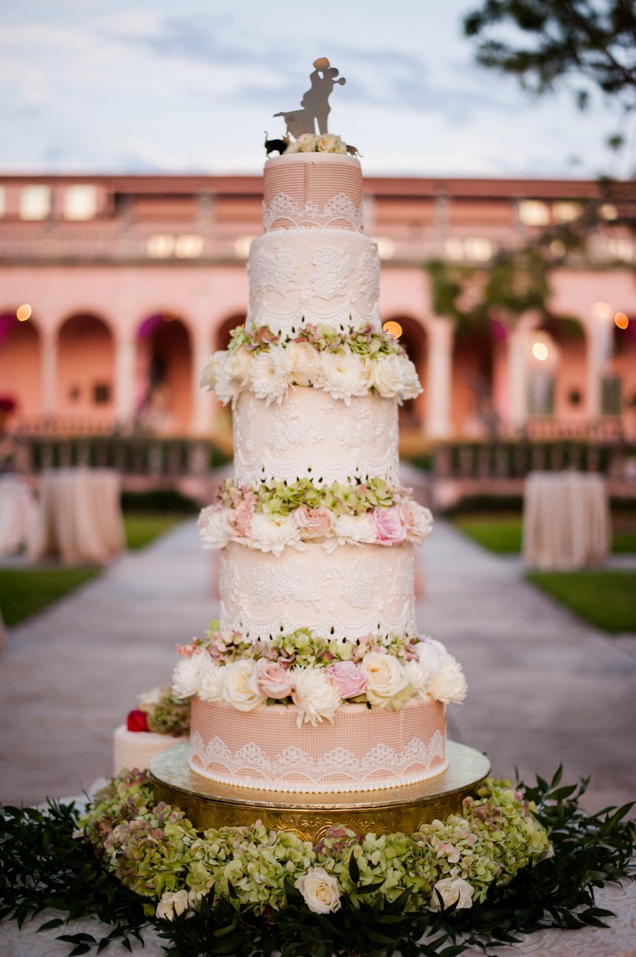 A Garden Inspired Blush Florida Wedding via TheELD.com