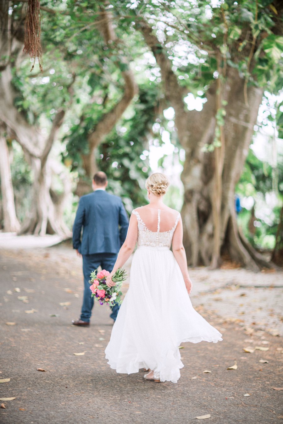 Vibrant Pink & Purple Boca Grande Wedding via TheELD.com