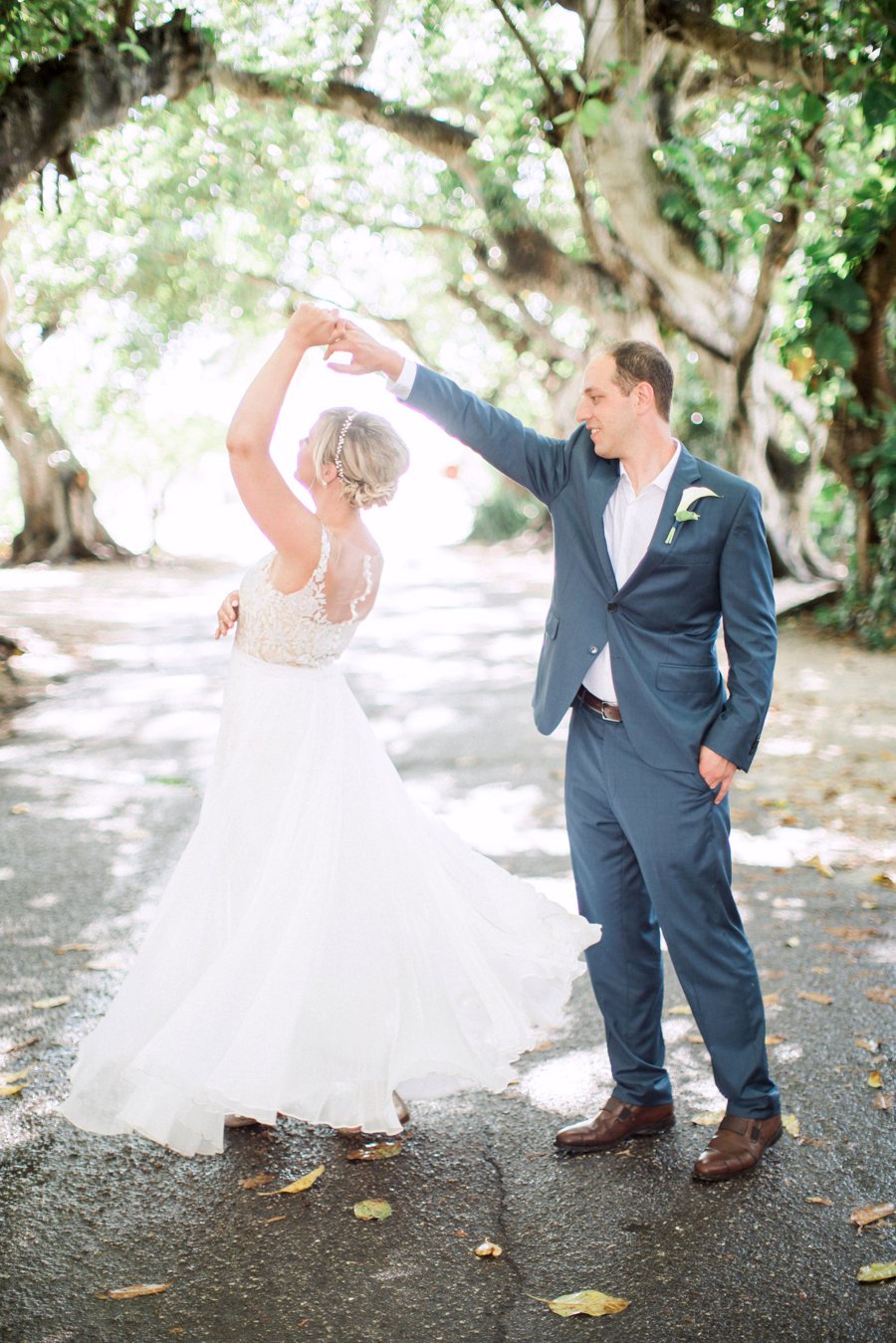 Vibrant Pink & Purple Boca Grande Wedding via TheELD.com