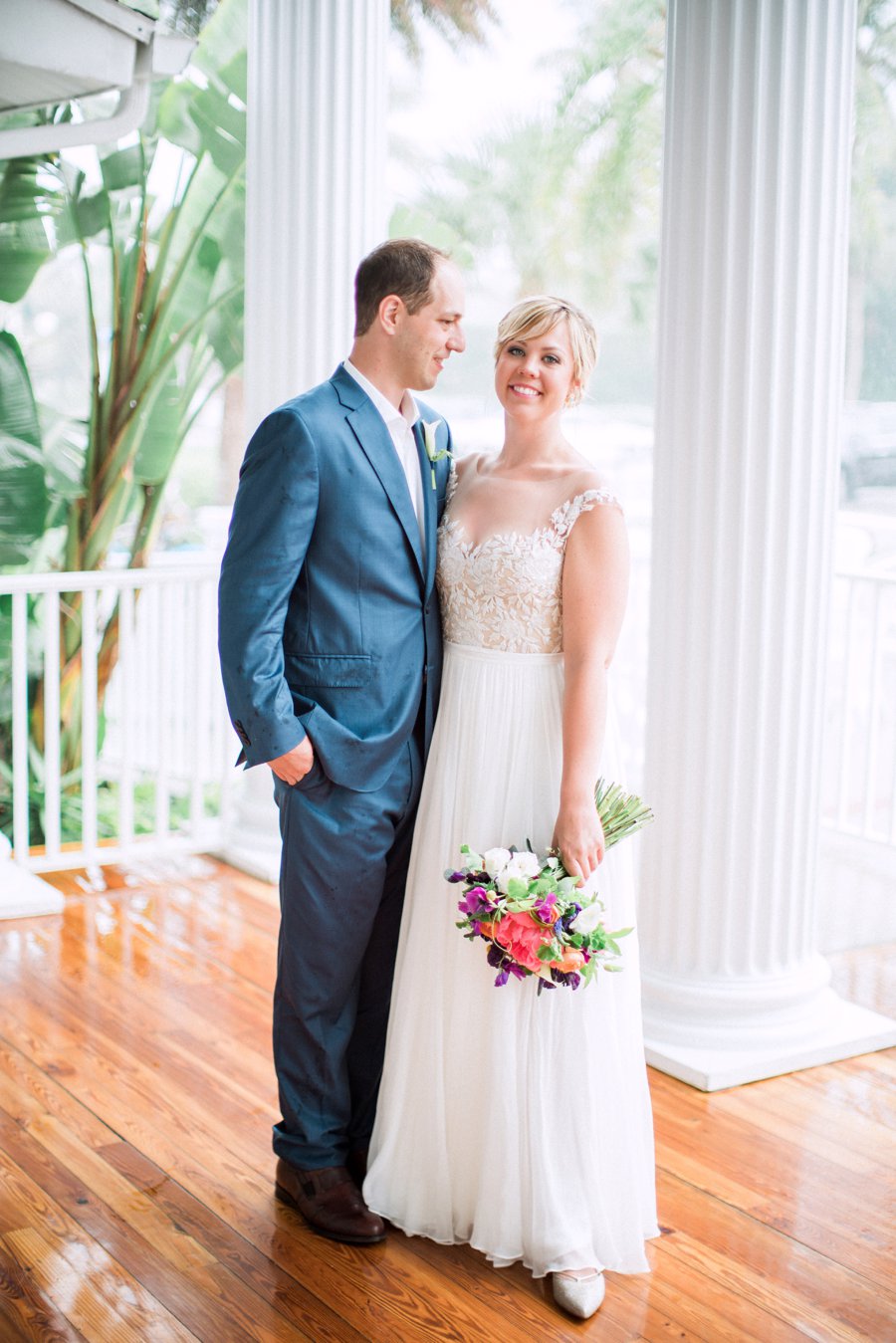 Vibrant Pink & Purple Boca Grande Wedding via TheELD.com