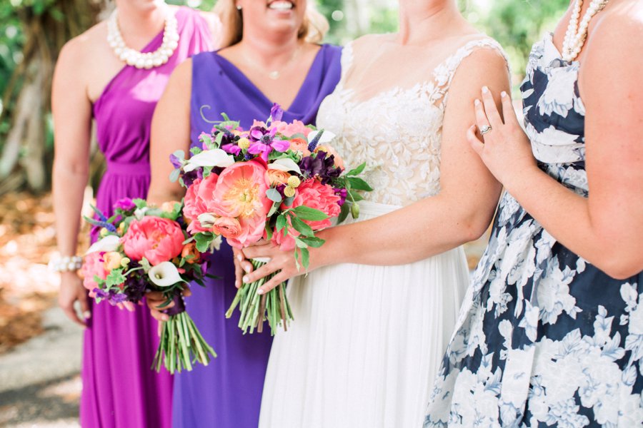 Vibrant Pink & Purple Boca Grande Wedding via TheELD.com