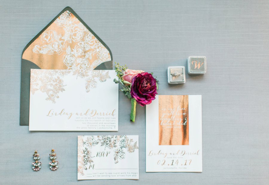 Lavender & Burgundy Love Inspired Industrial Wedding Ideas via TheELD.com