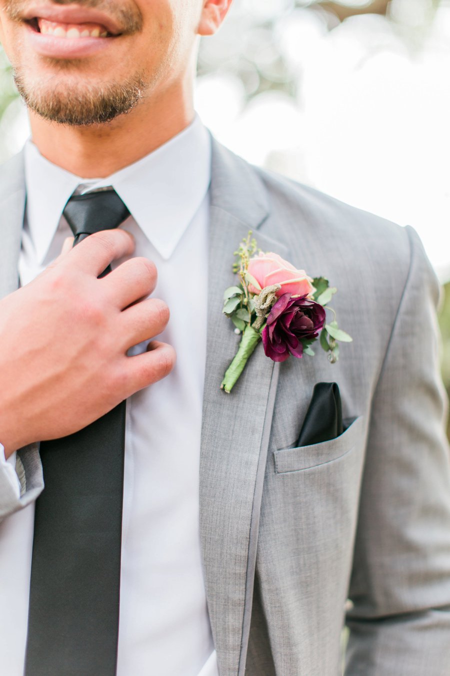 Lavender & Burgundy Love Inspired Industrial Wedding Ideas via TheELD.com