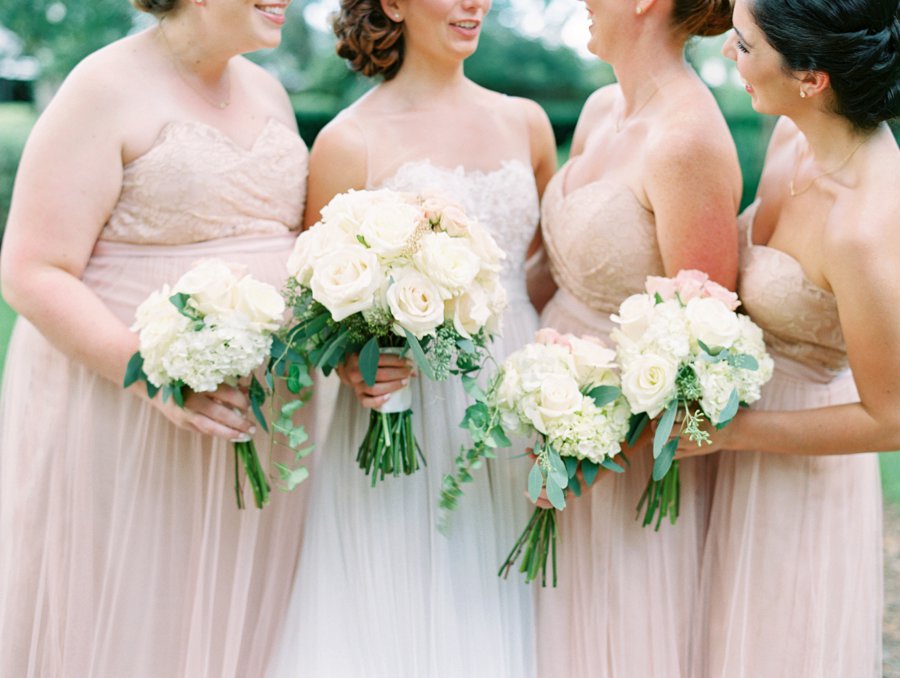 A Romantic Blush and White Rustic Florida Barn Wedding via TheELD.com