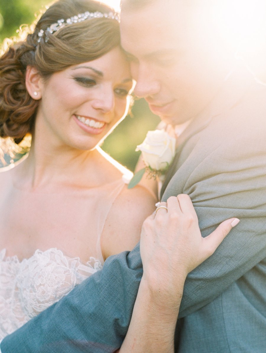 A Romantic Blush and White Rustic Florida Barn Wedding via TheELD.com