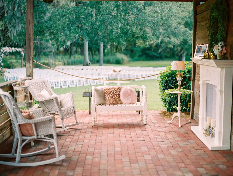 A Romantic Blush and White Rustic Florida Barn Wedding via TheELD.com