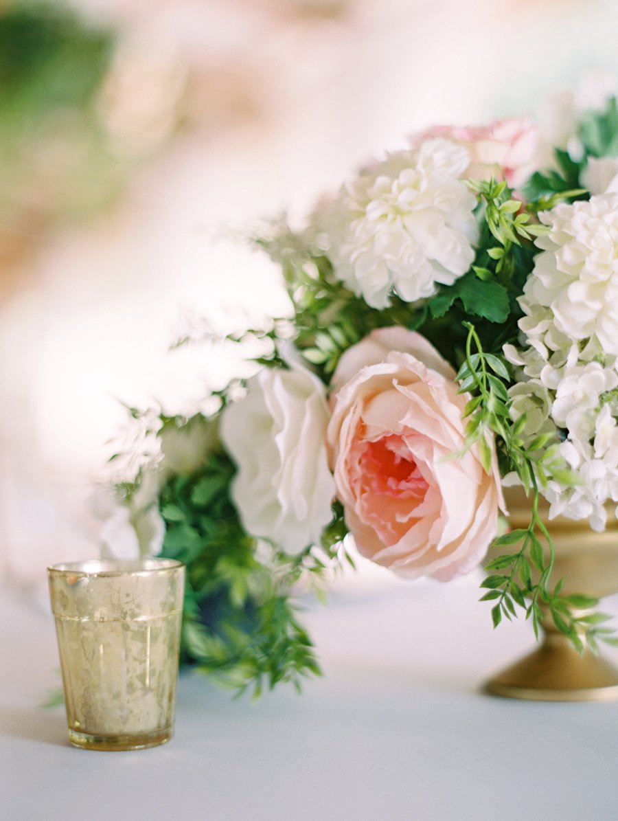 A Romantic Blush and White Rustic Florida Barn Wedding via TheELD.com