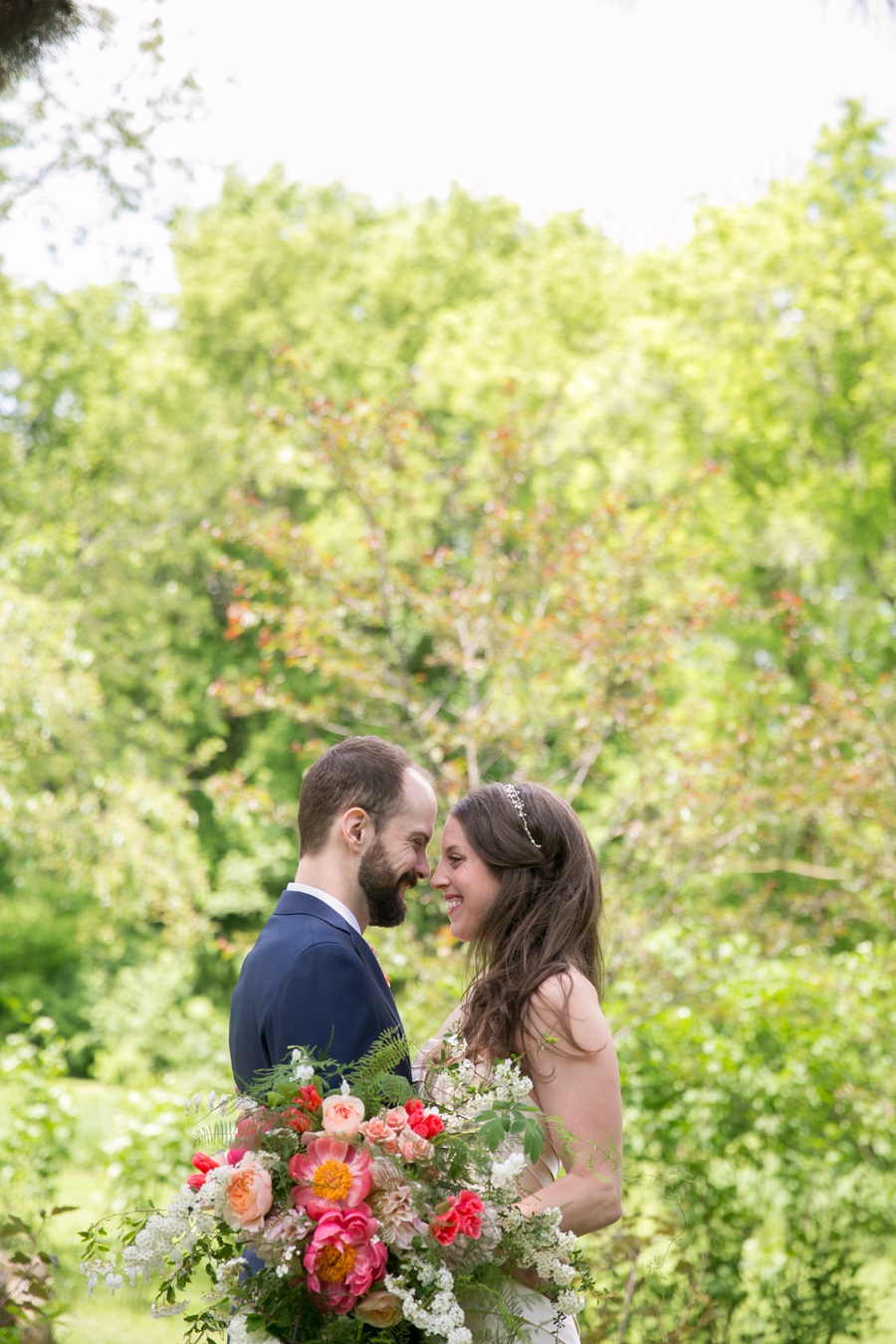 Classic Pink Minnesota Garden Wedding via TheELD.com