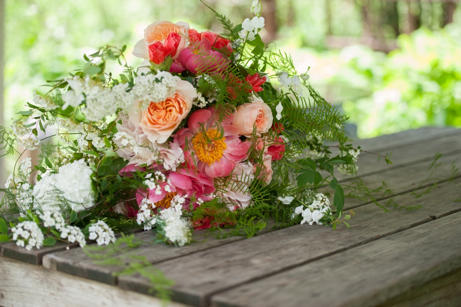 Classic Pink Minnesota Garden Wedding via TheELD.com