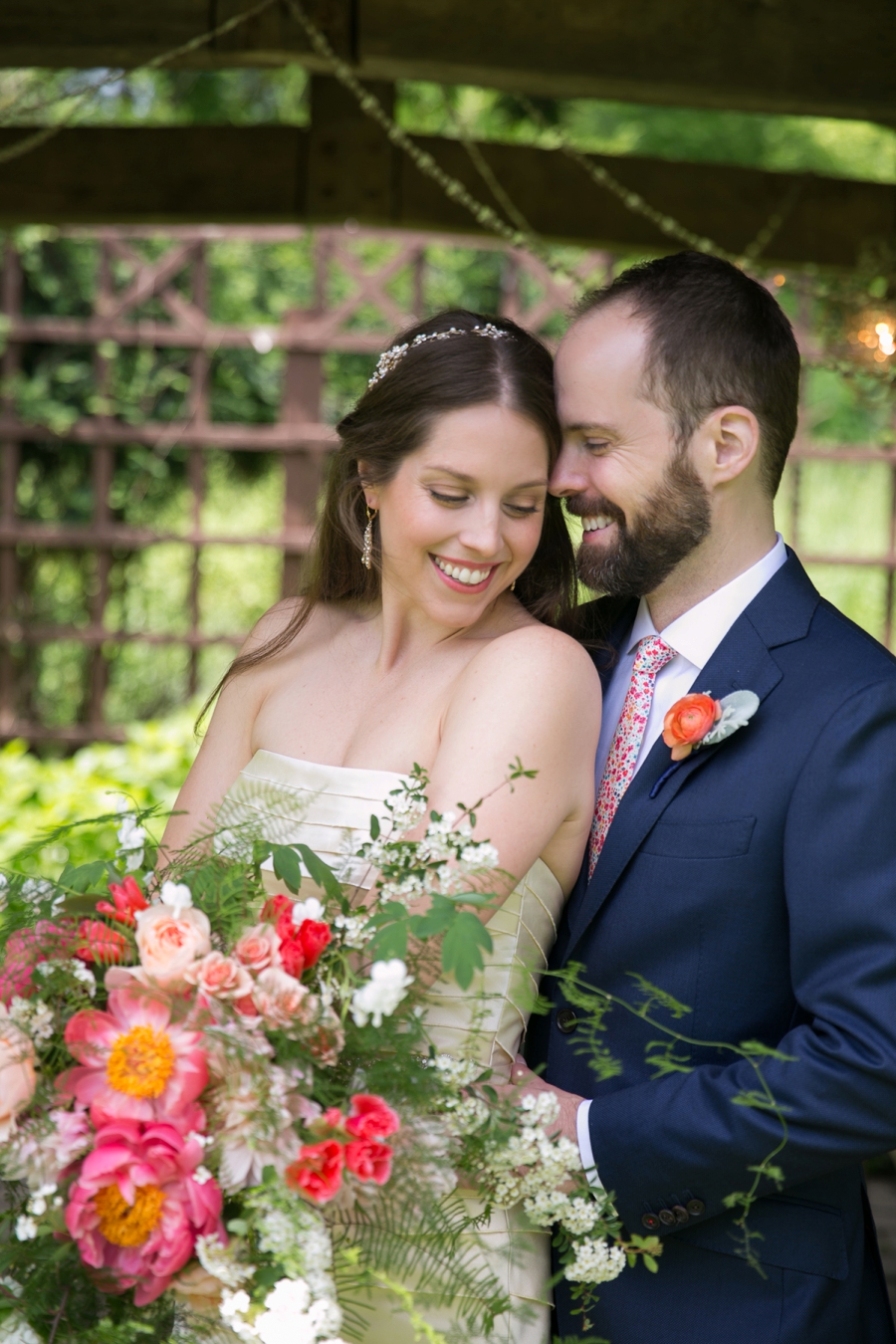 Classic Pink Minnesota Garden Wedding via TheELD.com