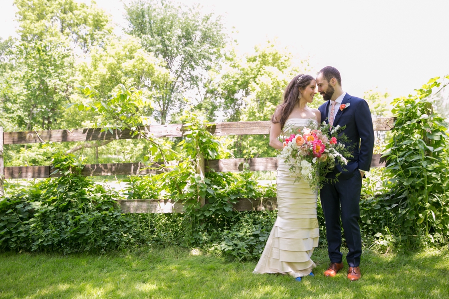 Classic Pink Minnesota Garden Wedding via TheELD.com