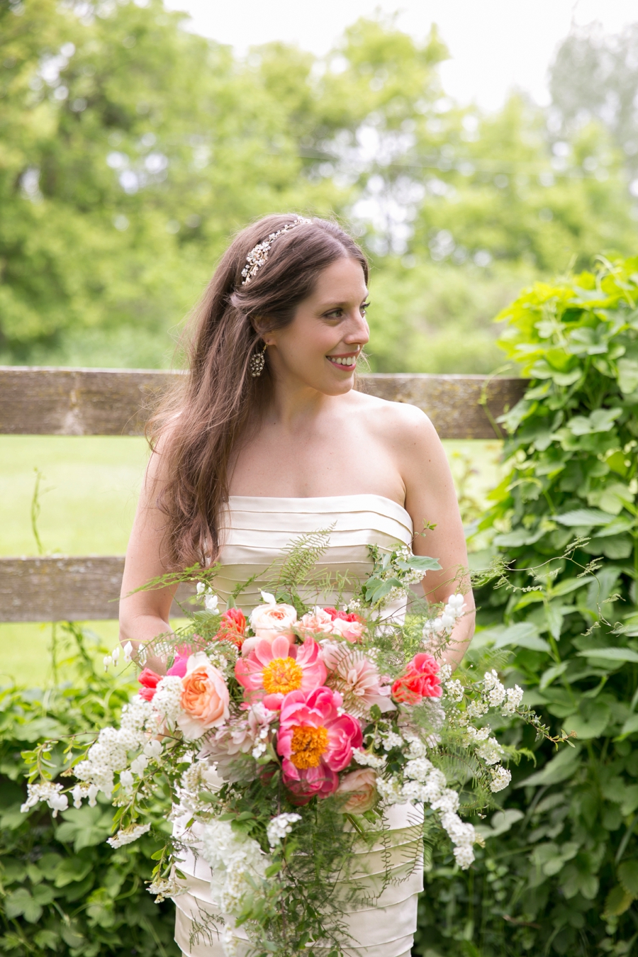 Classic Pink Minnesota Garden Wedding via TheELD.com