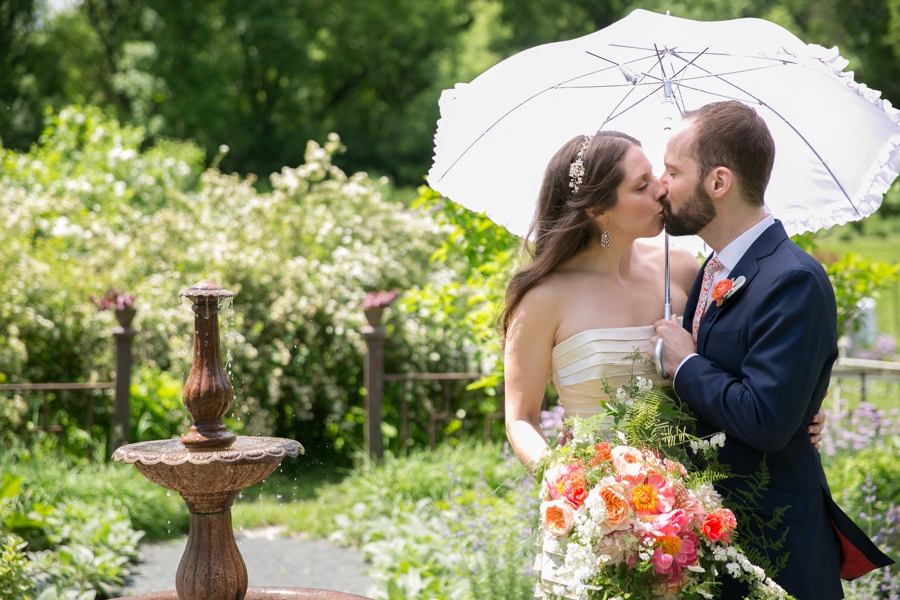 Classic Pink Minnesota Garden Wedding via TheELD.com