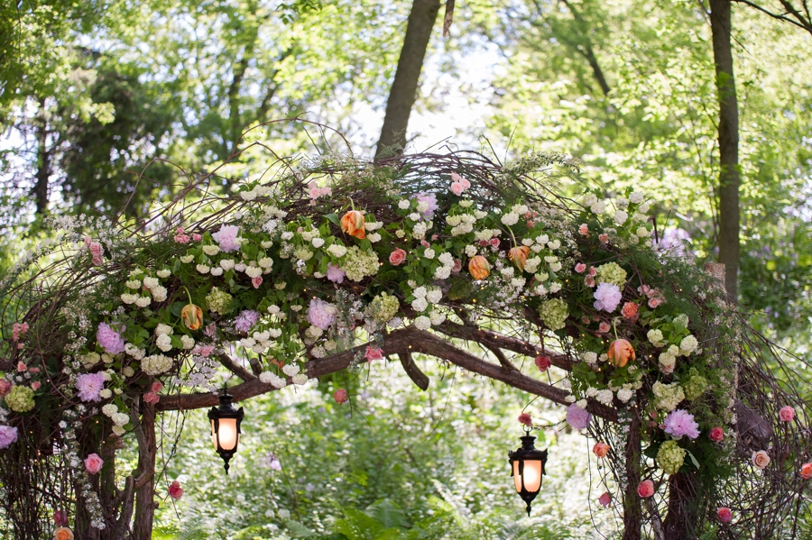 Classic Pink Minnesota Garden Wedding via TheELD.com