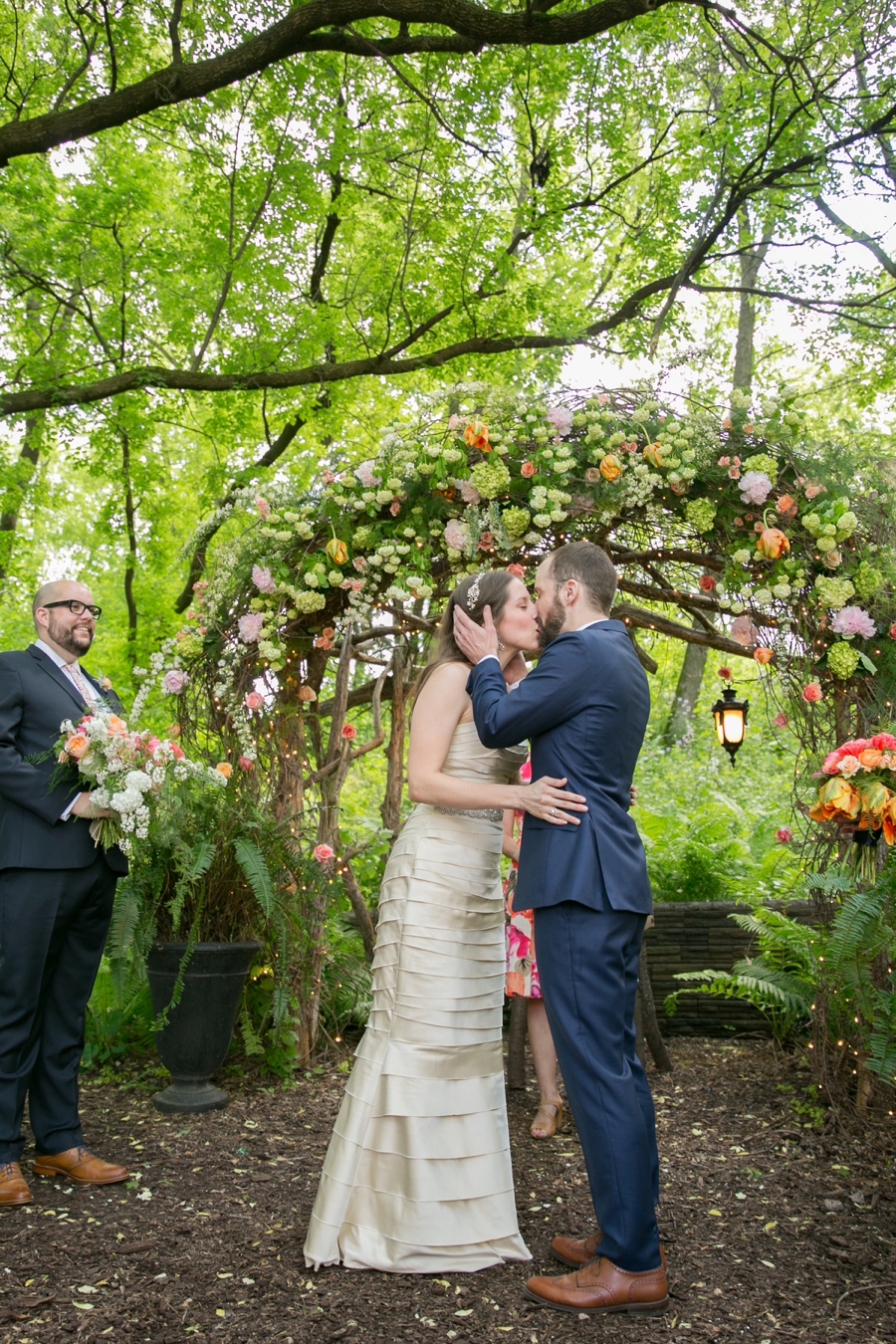 Classic Pink Minnesota Garden Wedding via TheELD.com