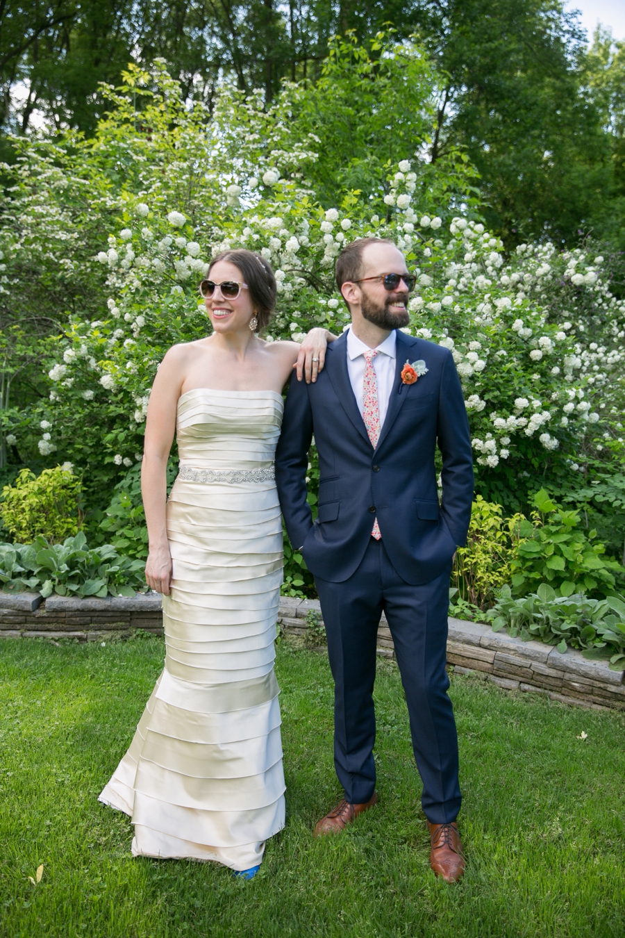 Classic Pink Minnesota Garden Wedding via TheELD.com