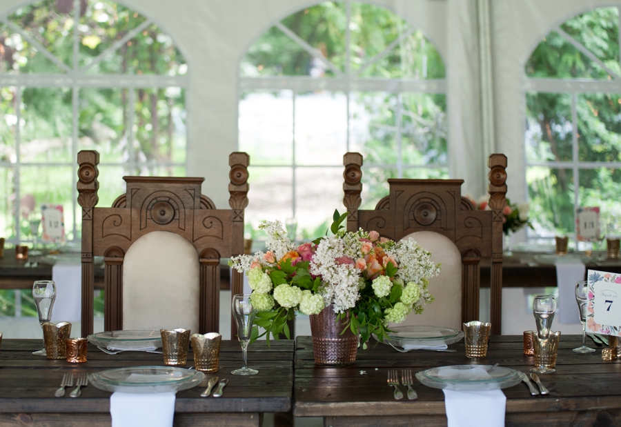 Classic Pink Minnesota Garden Wedding via TheELD.com