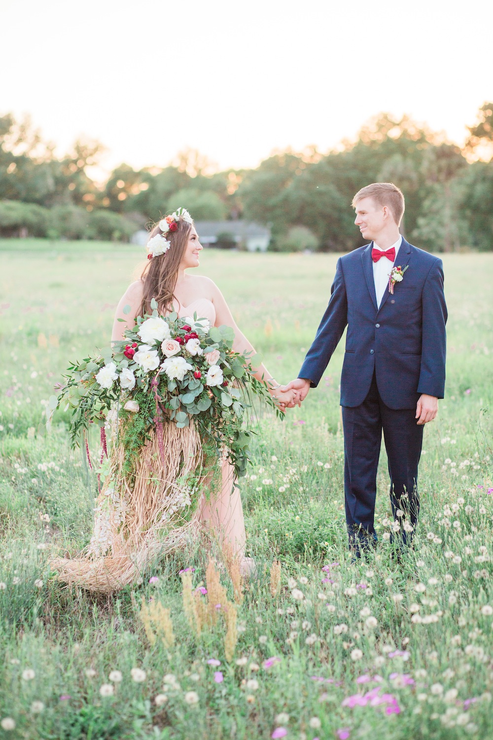 Colorful Enchanted Garden Wedding Ideas via TheELD.com