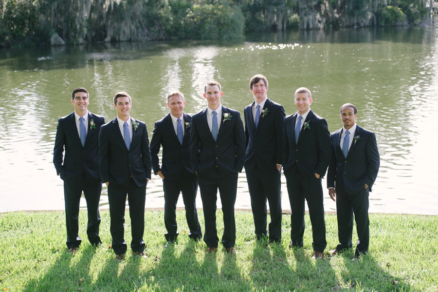 Blue & White Florida Garden Wedding via TheELD.com