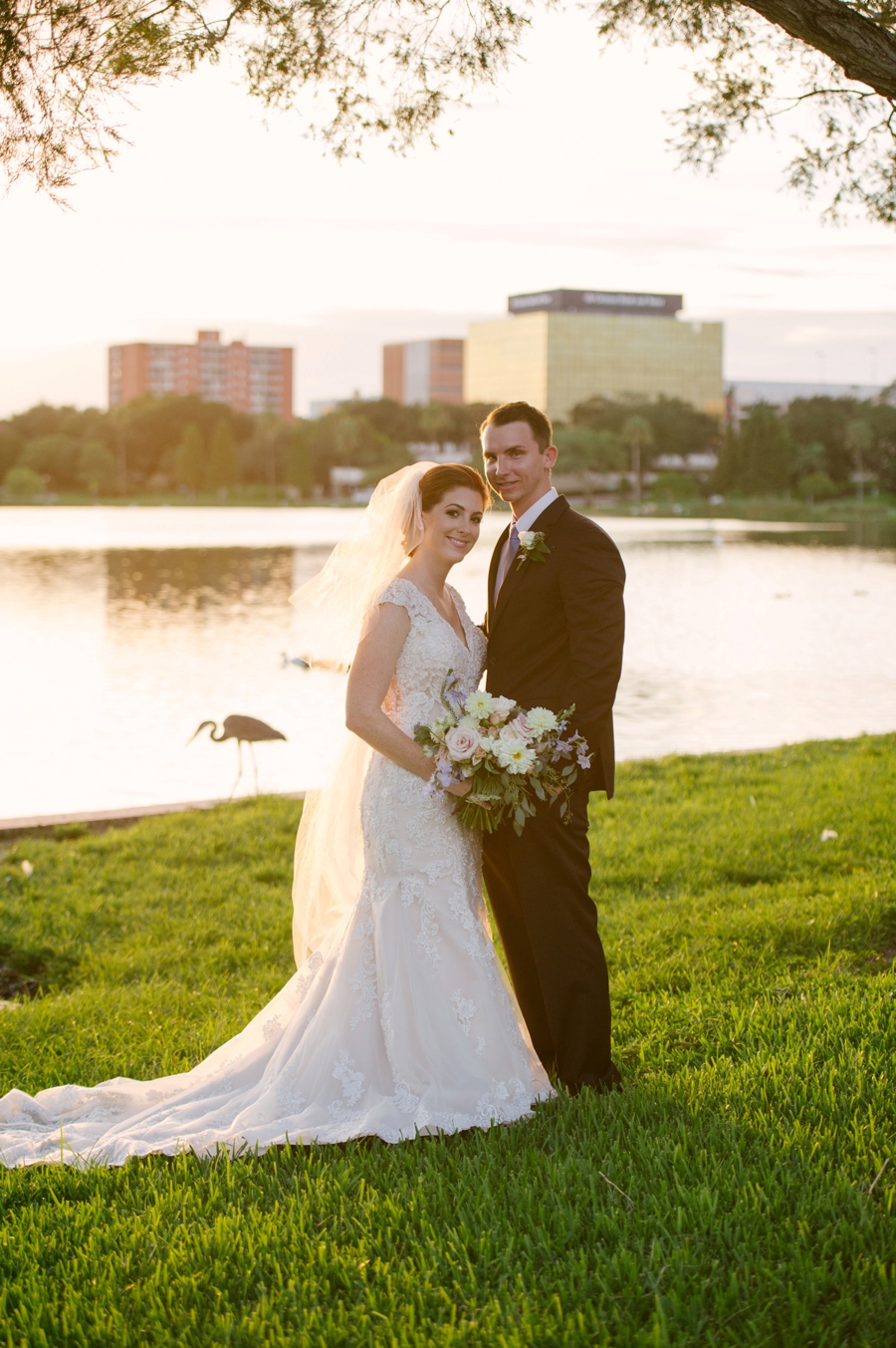 Blue & White Florida Garden Wedding via TheELD.com