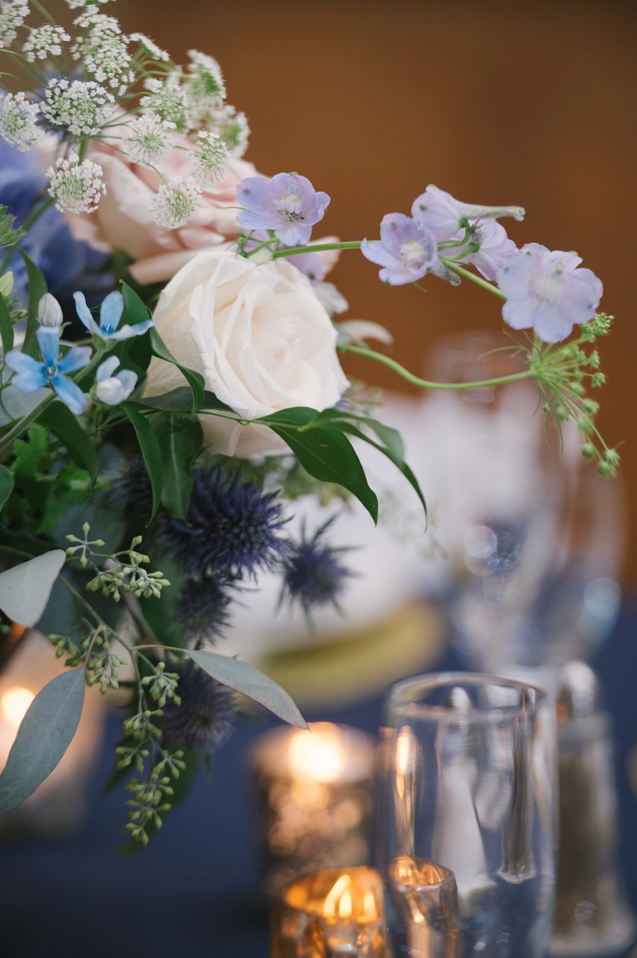 Blue & White Florida Garden Wedding via TheELD.com