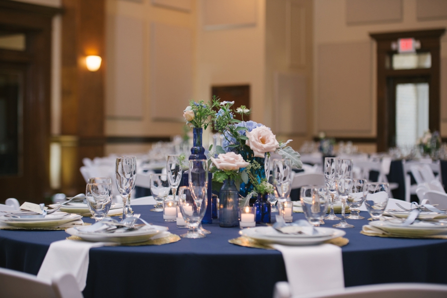 Blue & White Florida Garden Wedding via TheELD.com