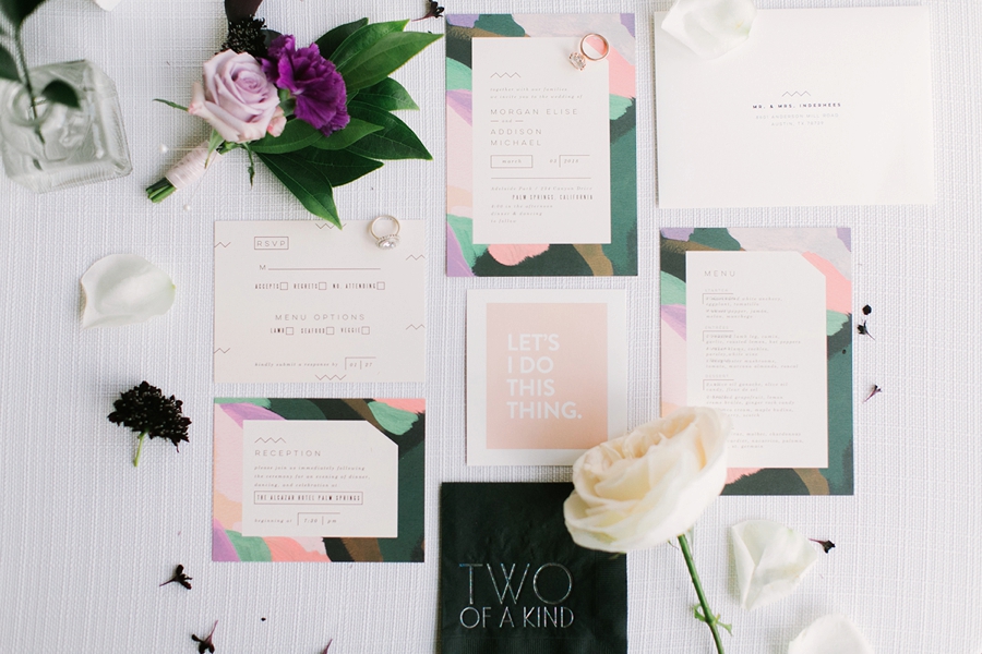 Colorful & Whimsically Modern Wedding Ideas via TheELD.com