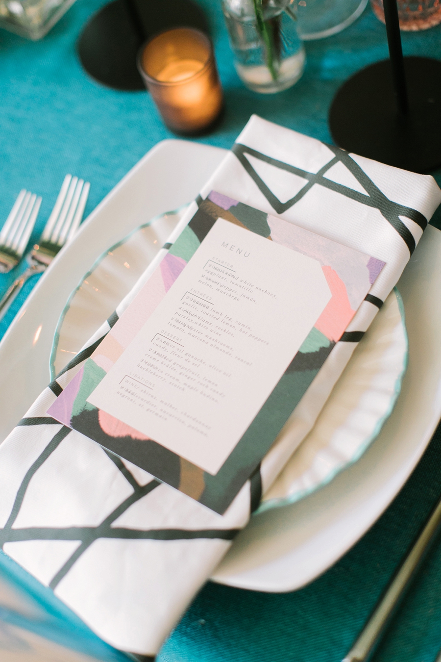 Colorful & Whimsically Modern Wedding Ideas via TheELD.com