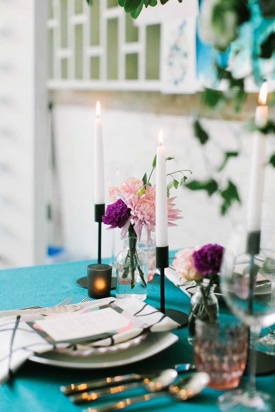 Colorful & Whimsically Modern Wedding Ideas via TheELD.com