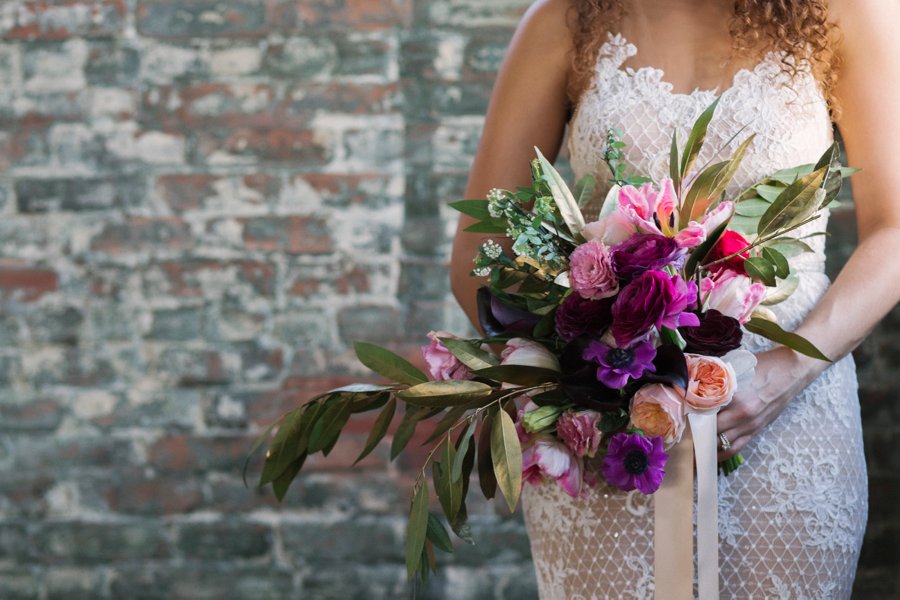 Pink & Mixed Metallic Sophisticated Boho Wedding Ideas via TheELD.com