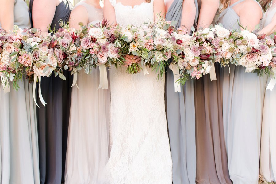 Blush & Grey Tennessee Wedding via TheELD.com