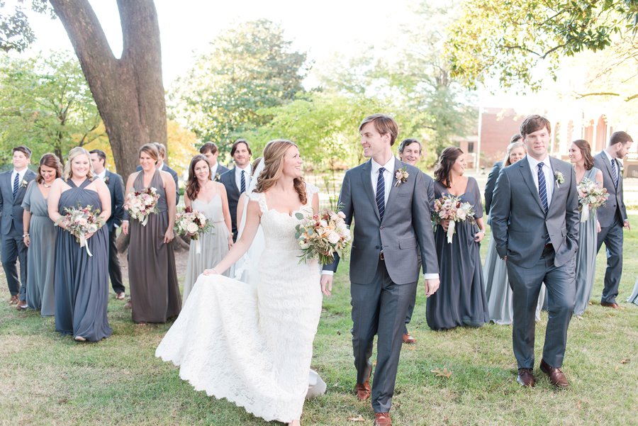 Blush & Grey Tennessee Wedding via TheELD.com