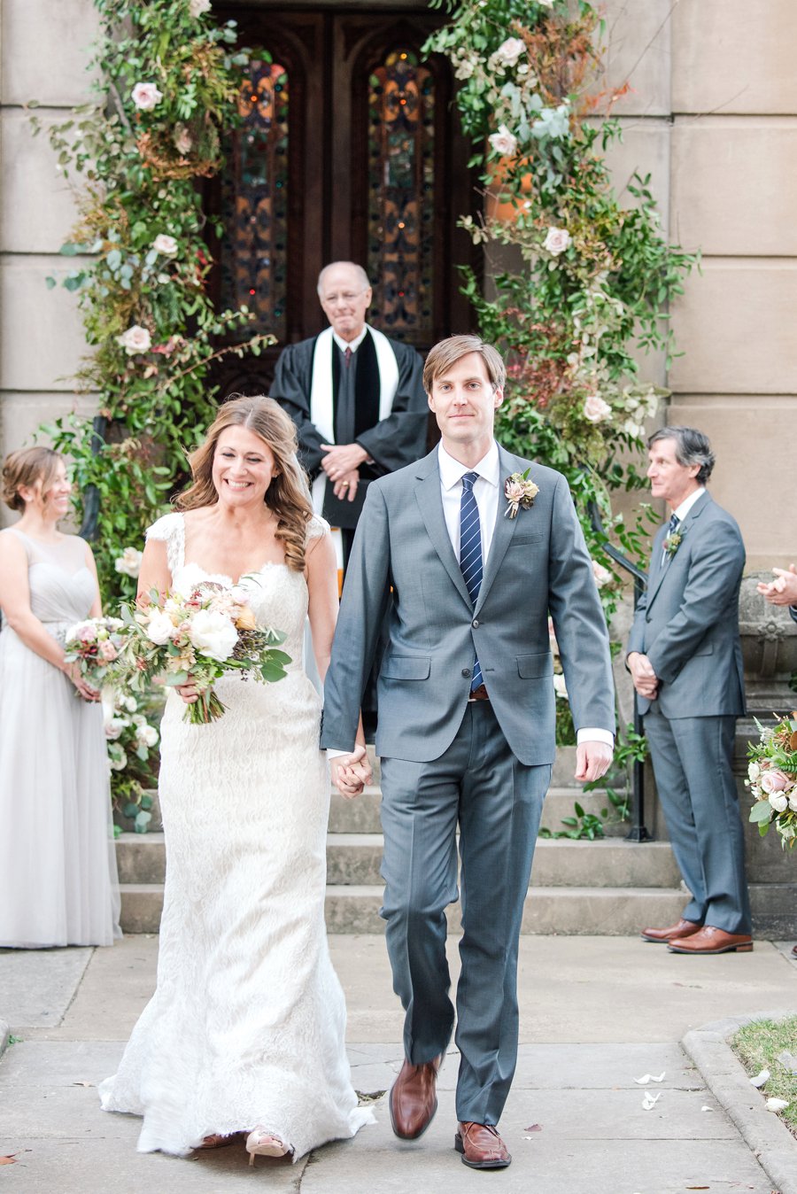 Blush & Grey Tennessee Wedding via TheELD.com