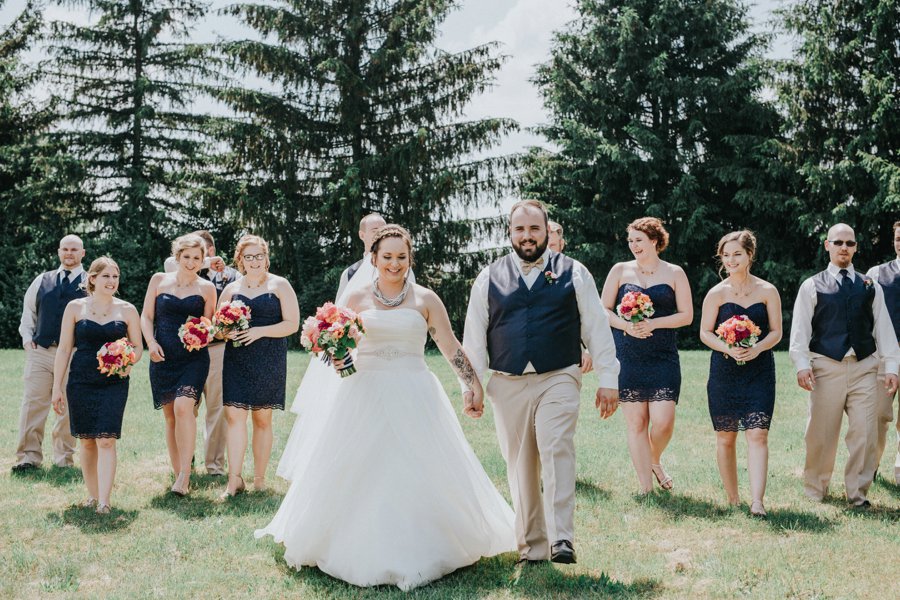 An Eclectic & Colorful Ohio Wedding via TheELD.com