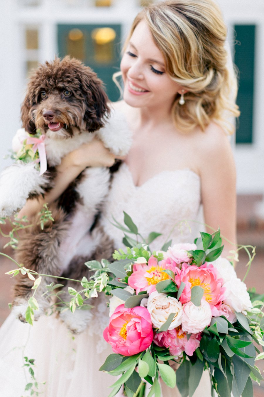 Pink & Peach Florida Floral Garden Wedding Ideas via TheELD.com