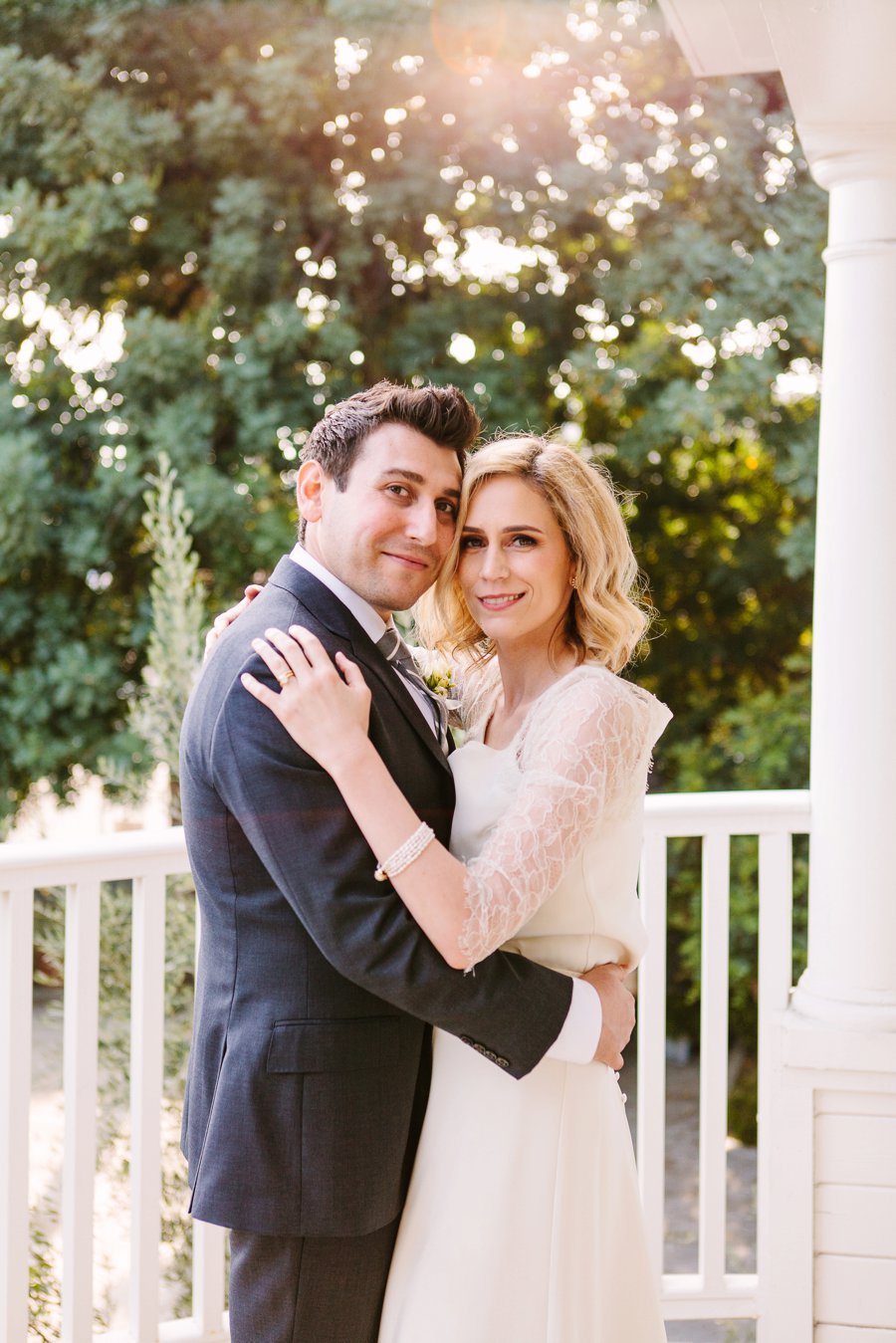 An Intimate Green & White Los Angeles Wedding via TheELD.com