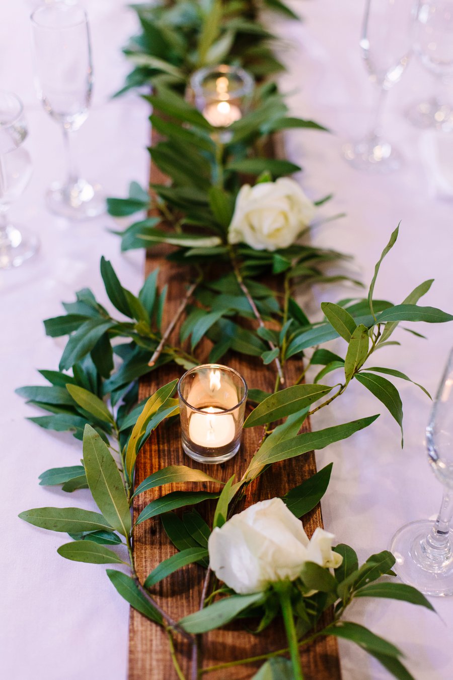 An Intimate Green & White Los Angeles Wedding via TheELD.com