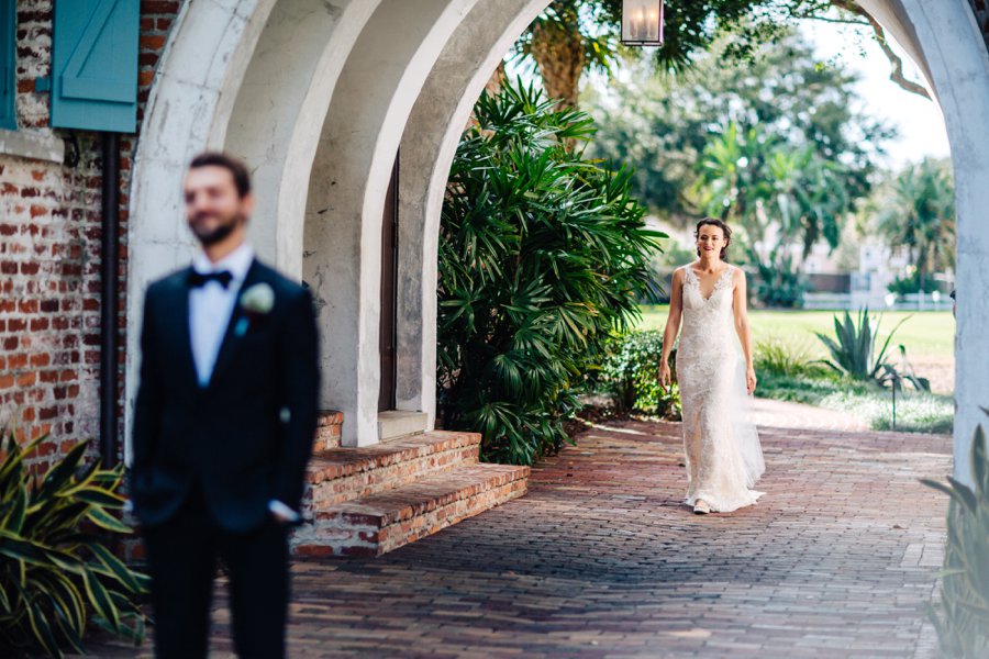 An Elegant Deep Red and Blue Central Florida Wedding via TheELD.com