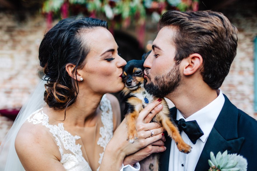 An Elegant Deep Red and Blue Central Florida Wedding via TheELD.com